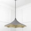From the Anvil Smooth Brass Flora Pendant in Bluff