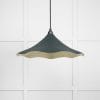 From the Anvil Smooth Brass Flora Pendant in Dingle