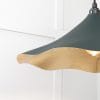 From the Anvil Smooth Brass Flora Pendant in Dingle
