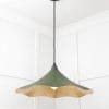 From the Anvil Smooth Brass Flora Pendant in Heath