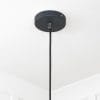 From the Anvil Smooth Brass Flora Pendant in Soot