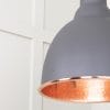 From the Anvil Hammered Copper Brindley Cluster Pendant in Bluff