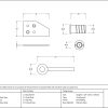 Aged Bronze Key-Flush Sash Stop 49916