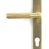 From the Anvil Satin Brass Brompton Slimline Lever Espag. Lock Set