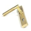 From the Anvil Satin Brass Brompton Slimline Lever Espag. Lock Set