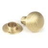 From the Anvil Satin Brass Heavy Beehive Mortice/Rim Knob Set