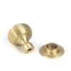 From the Anvil Satin Brass Heavy Beehive Mortice/Rim Knob Set