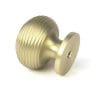 From the Anvil Satin Brass Beehive Cabinet Knob 30mm