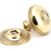 From The Anvil Prestbury Centre Door Knob Pull 83782 Aged Brass