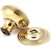 From The Anvil Prestbury Centre Door Knob Pull 83782 Aged Brass