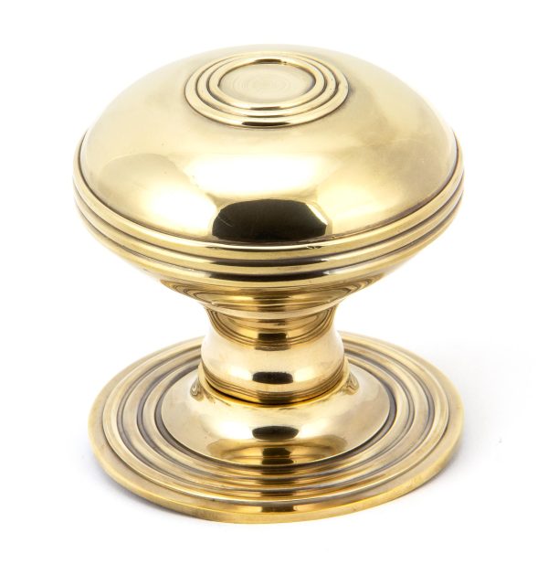 From The Anvil Prestbury Centre Door Knob Pull 83782 Aged Brass