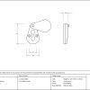 From The Anvil Aged Brass Covered Escutcheon 83816