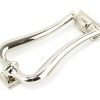 From the Anvil Slimline Art Deco Door Knocker Polished Nickel 90042