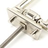 From the Anvil Slimline Art Deco Door Knocker Polished Nickel 90042