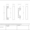 From the Anvil Black ½" Rebate Kit for Latch and Deadbolt