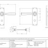 Polished Chrome Straight Lever Bathroom Set 91972