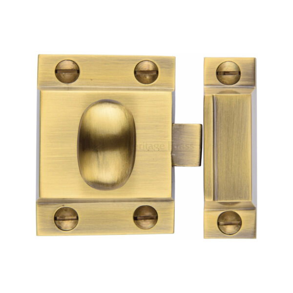 Heritage Brass Oval Turn Cupboard Latch