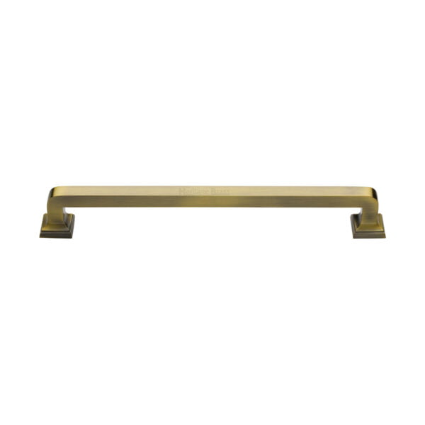 Heritage Brass Door Pull Handle Square Vintage Design