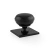 Quantock Cupboard Knob on Square Backplate