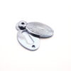 Spira Brass Oval Beehive Covered Escutcheon